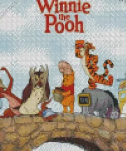 Winnie The Pooh Cartoon Poster Diamond Painting