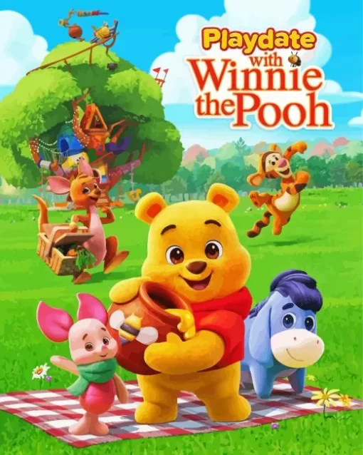 Winnie The Pooh Poster Diamond Painting