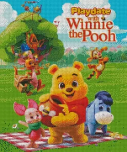 Winnie The Pooh Poster Diamond Painting