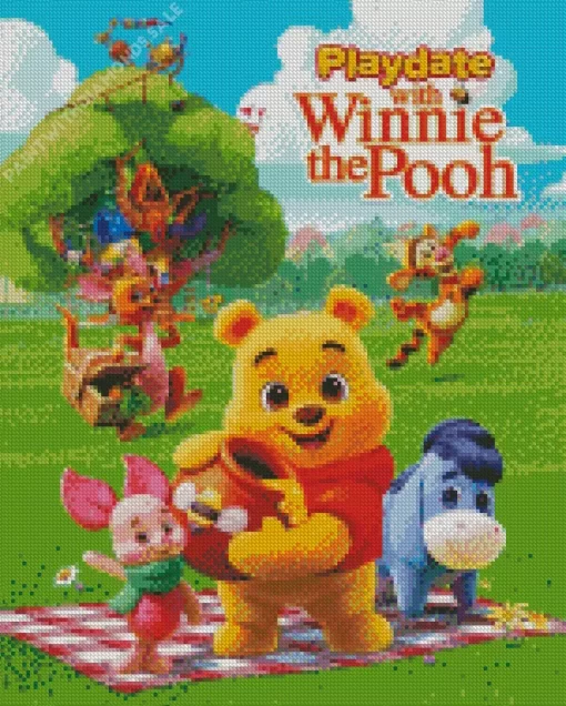 Winnie The Pooh Poster Diamond Painting