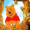 Winnie The Pooh With Bees Diamond Painting