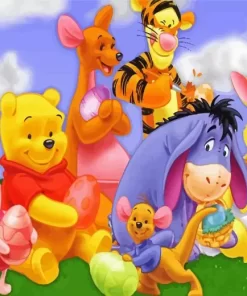 Winnie The Pooh With Friends Diamond Painting