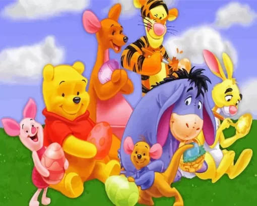 Winnie The Pooh With Friends Diamond Painting