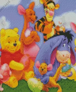 Winnie The Pooh With Friends Diamond Painting