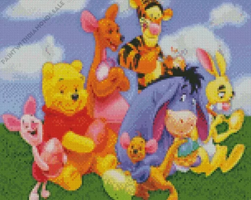 Winnie The Pooh With Friends Diamond Painting