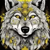 Wolf Head Diamond Painting