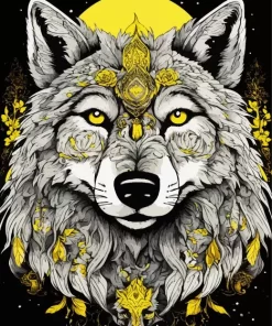 Wolf Head Diamond Painting