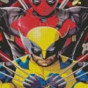 Wolverine and deadpool Diamond Paintings