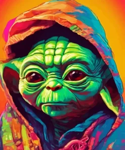 Yoda With A Hoodie diamond dotz