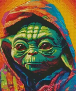 Yoda With A Hoodie diamond paints