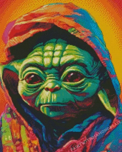 Yoda With A Hoodie diamond paints