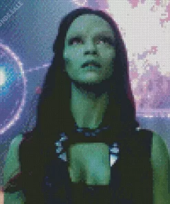 Zoe Saldana Guardians Of The Galaxy Diamond Painting