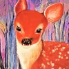 Abstract Bambi Diamond Painting