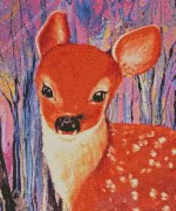 Abstract Bambi Diamond Painting