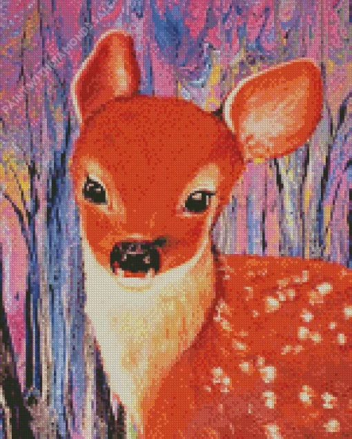 Abstract Bambi Diamond Painting