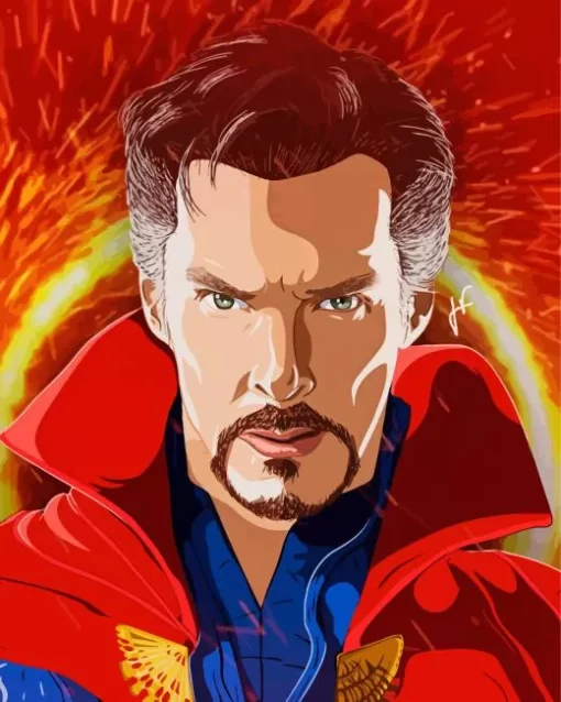 Abstract Doctor Strange Diamond Painting