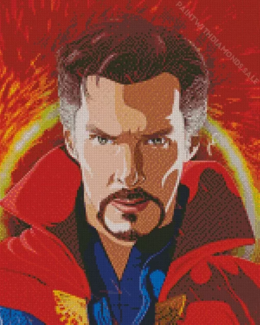 Abstract Doctor Strange Diamond Painting