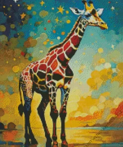 Abstract Giraffe Diamond Painting