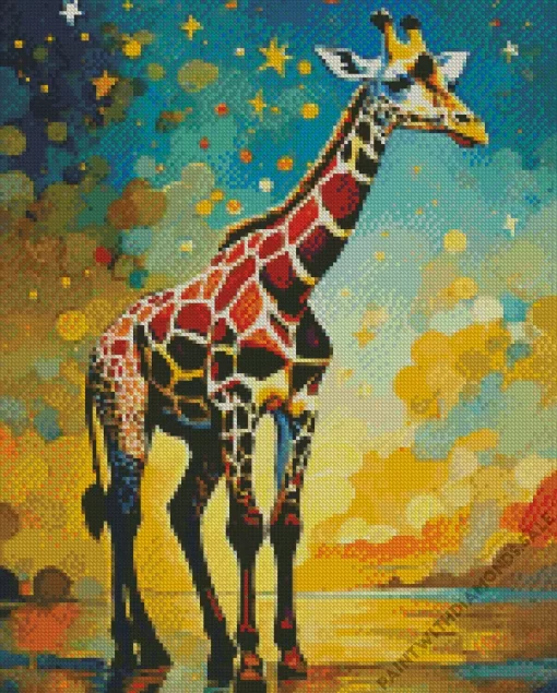 Abstract Giraffe Diamond Painting