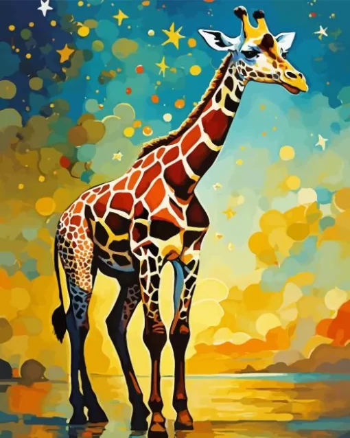 Abstract Giraffe Diamond Painting