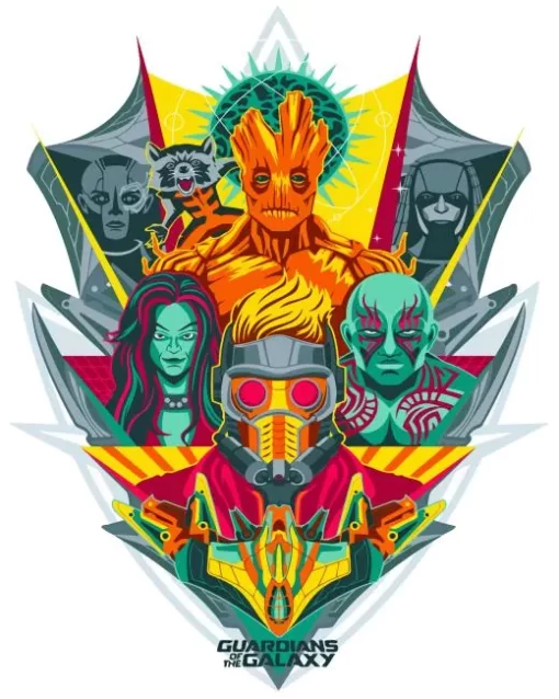 Abstract Guardians Of The Galaxy Diamond Painting