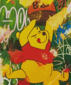 Abstract Winnie The Pooh Diamond Painting