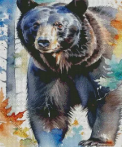 Abstract Bear Diamond Painting