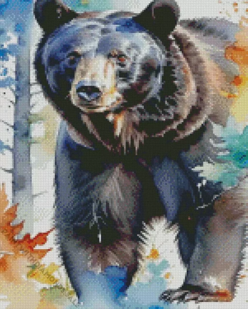 Abstract Bear Diamond Painting