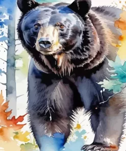 Abstract Bear Diamond Painting