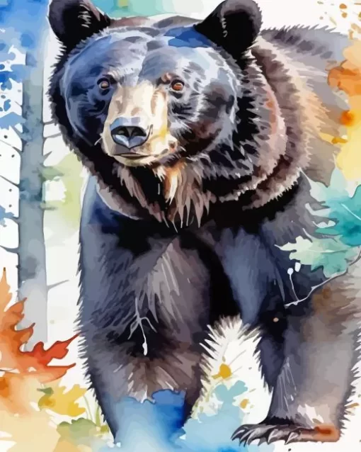 Abstract Bear Diamond Painting