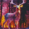 Abstract Deer Diamond Painting