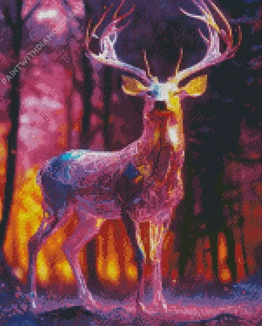 Abstract Deer Diamond Painting