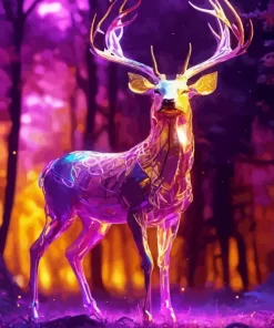 Abstract Deer Diamond Painting