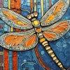 Abstract Dragonfly Diamond Painting