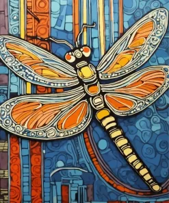 Abstract Dragonfly Diamond Painting