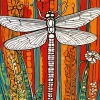 Abstract Dragonfly Art Diamond Painting