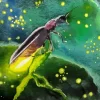 Abstract Fireflies Art Diamond Painting