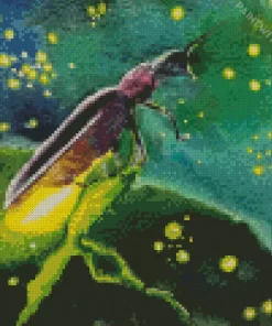 Abstract Fireflies Art Diamond Painting