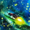 Abstract Firefly Art Diamond Painting