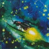 Abstract Firefly Art Diamond Painting