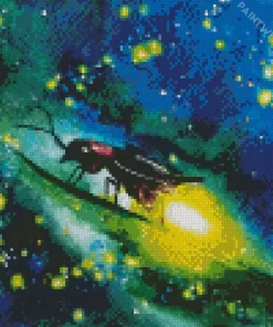 Abstract Firefly Art Diamond Painting