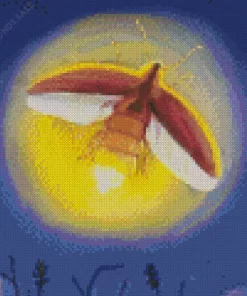 Abstract Firefly Diamond Painting