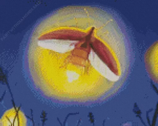 Abstract Firefly Diamond Painting