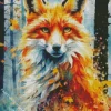 Abstract Fox Diamond Painting