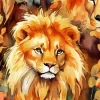 Abstract Lion Art Diamond Painting