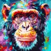 Abstract Monkey Art Diamond Painting