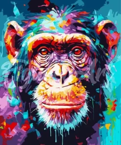 Abstract Monkey Art Diamond Painting