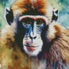 Abstract Monkey Diamond Painting