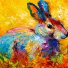 Abstract Rabbit Diamond Painting