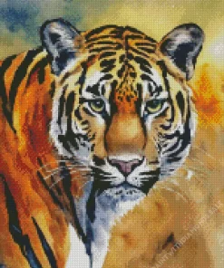 Abstract Tiger Diamond Painting